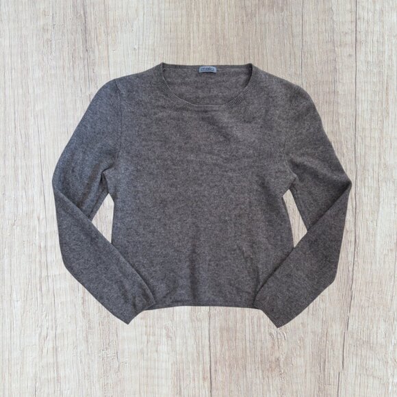 Malo Gray 100% Cashmere Crewneck Sweater Women’s XS - Picture 1 of 2